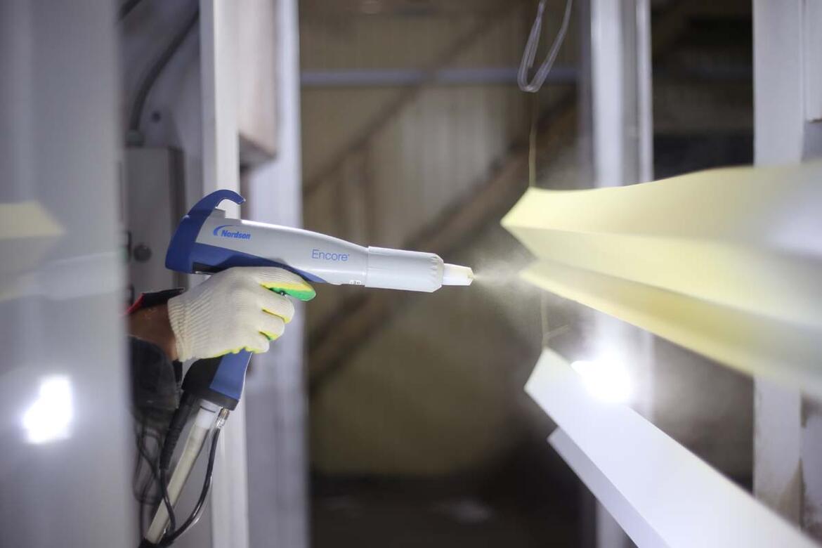 Порошкове фарбування металу 