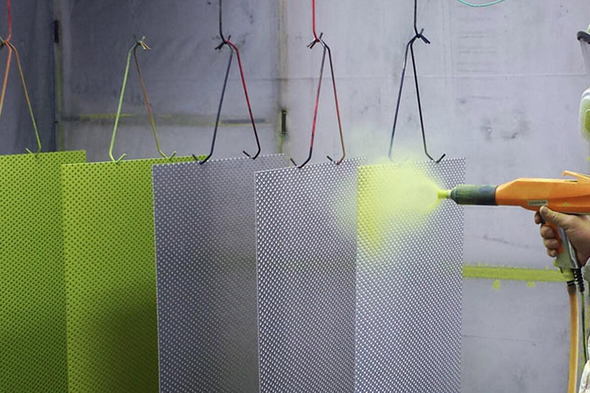 Порошкове фарбування металу 