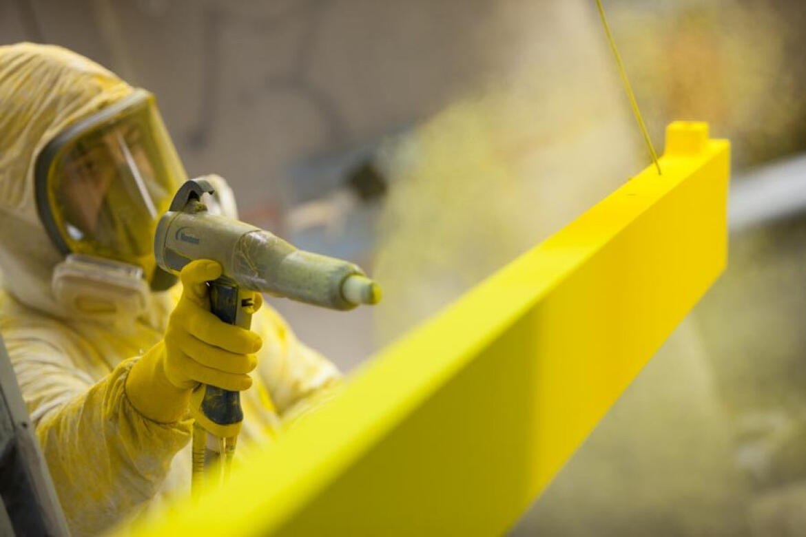 Порошкове фарбування металу 