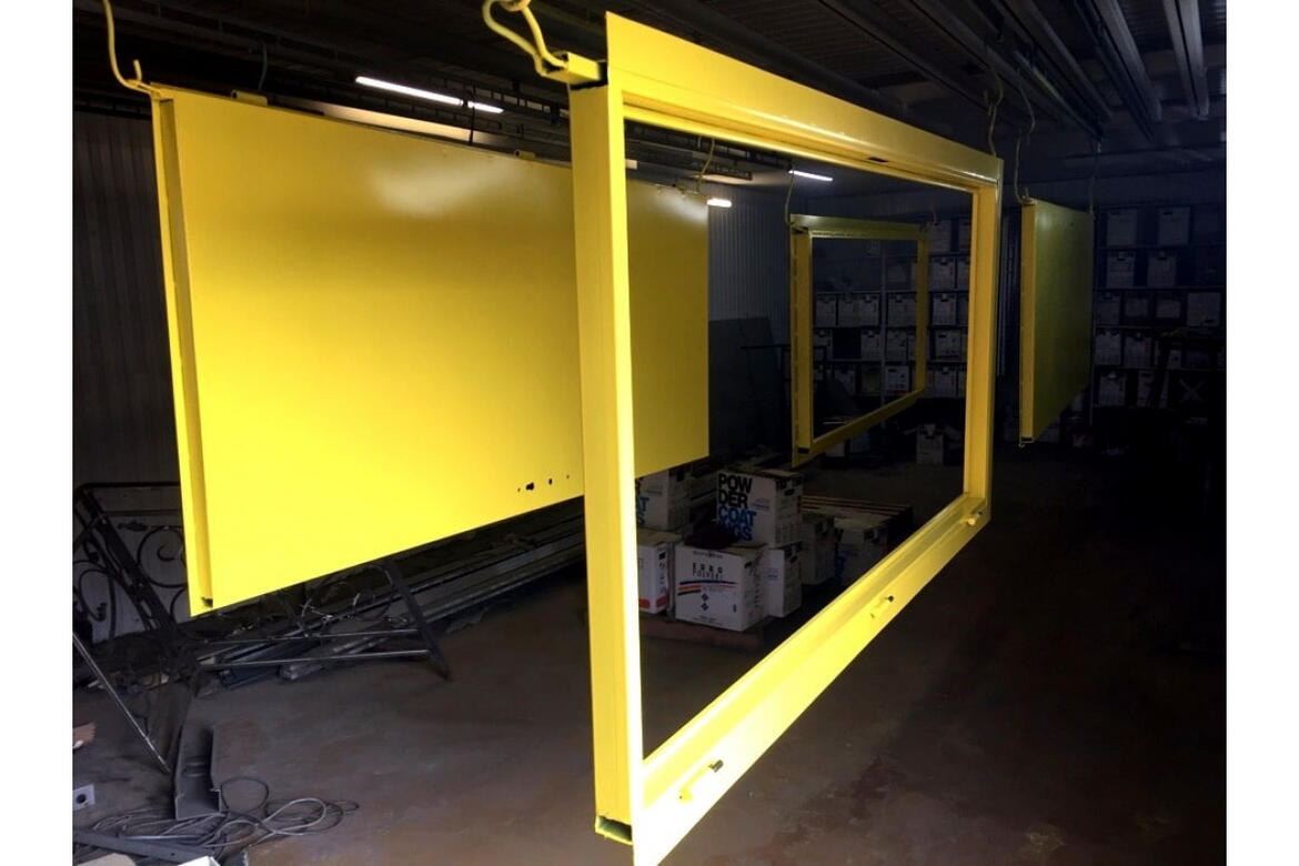 Порошкове фарбування металу 