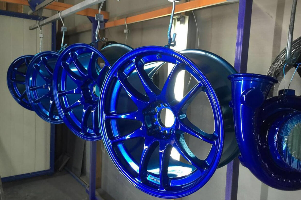 Порошкове фарбування металу 