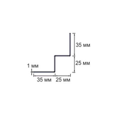 Внутрішній фасадний кут (внутрішній кутовий профіль)