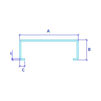 Z-профіль для вентильованих фасадів 